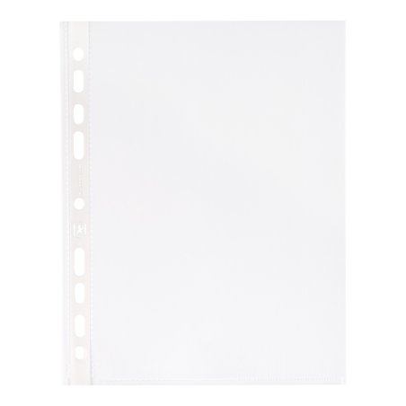 Oxford Pochettes perforées, A5, PP, 0,06 mm, transparent