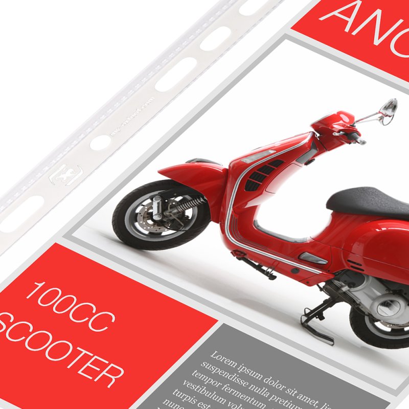 Oxford 400025671 protecteur de feuilles 150 x 210 mm (A5) Polypropylène (PP) 100 pièce(s)