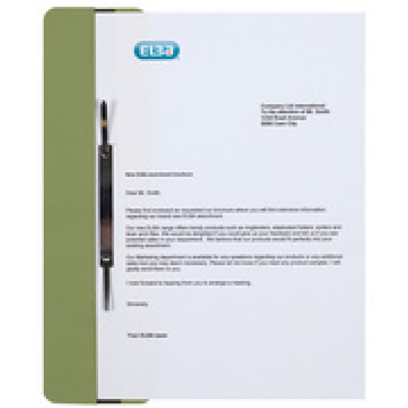 ELBA chemise à oeillet A4 en carton manile, 250 g/m2, vert