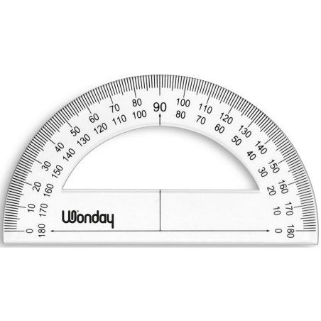 Wonday FTE850062 rapporteur Plastique Demi-cercle