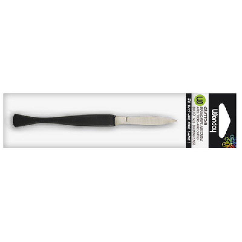Wonday Grattoir forme scalpel, 150 mm, manche en plastique