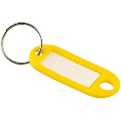 RESKAL Porte-clés avec anneau, diamètre: 18 mm, assorti