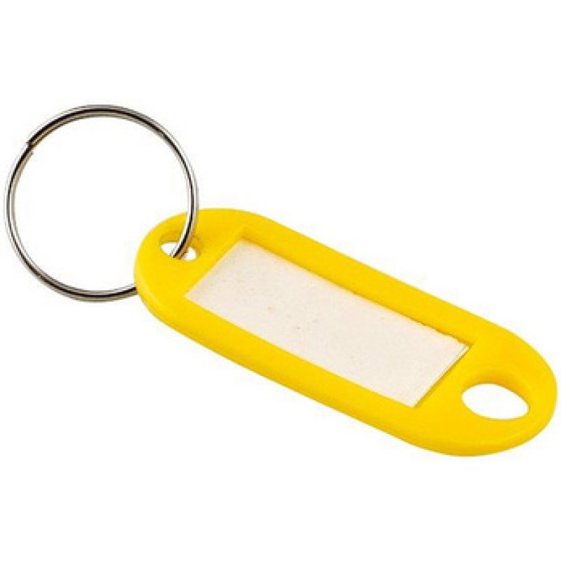 RESKAL Porte-clés avec anneau, diamètre: 18 mm, assorti