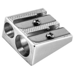 Wonday Taille-crayons double en métal "TAILL'DUO", biseauté