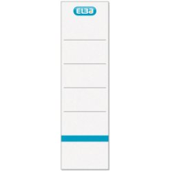 ELBA Etiquette de dos pour classeur, court/large, blanc