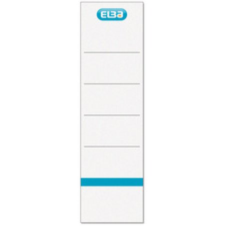 ELBA Etiquette de dos pour classeur, court/large, blanc