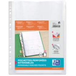 Oxford Pochettes à soufflet, A4, PP, 0,2 mm