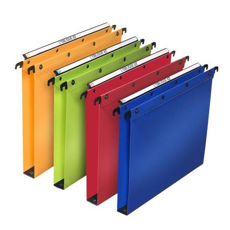Elba 100330405 hanging folder A4 Polypropylene (PP) Yellow, Green, Red, Blue 10 pc(s)