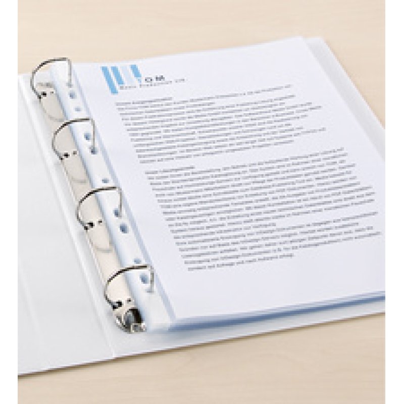 Oxford pochette perforée Premium, A4, PP, 0,12 mm, transpare