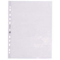 Oxford Pochette perforée Premium, A4, PVC, 0,08 mm