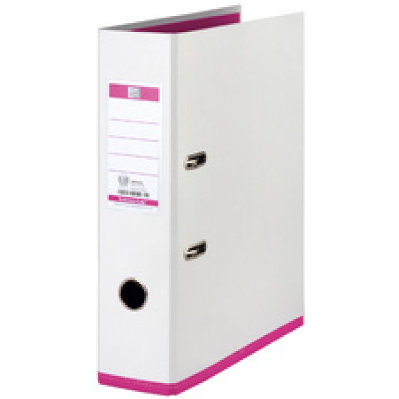 Oxford Classeur myColour, dos 80 mm, blanc/violet