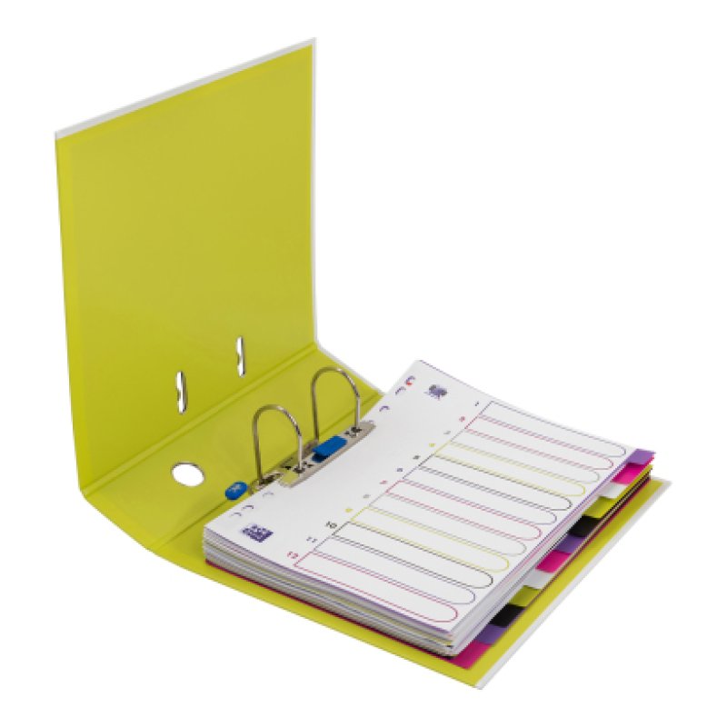 Oxford 100081032 folder Polypropylene (PP) Light Green, White A4