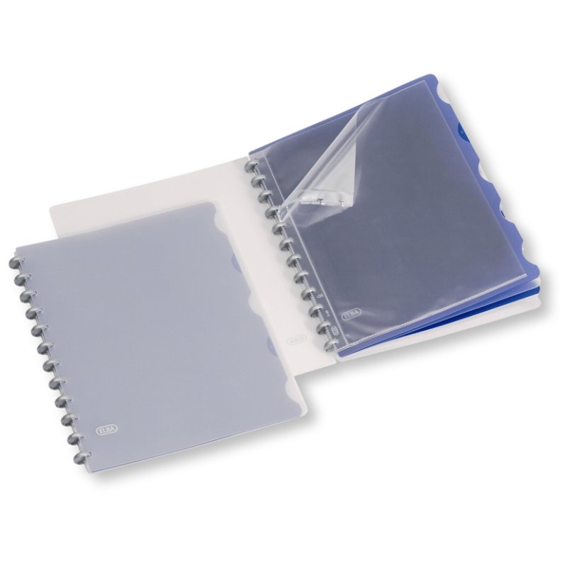 Elba Vario-zipp ringband image profi donker blauw ring binder A4 Blue