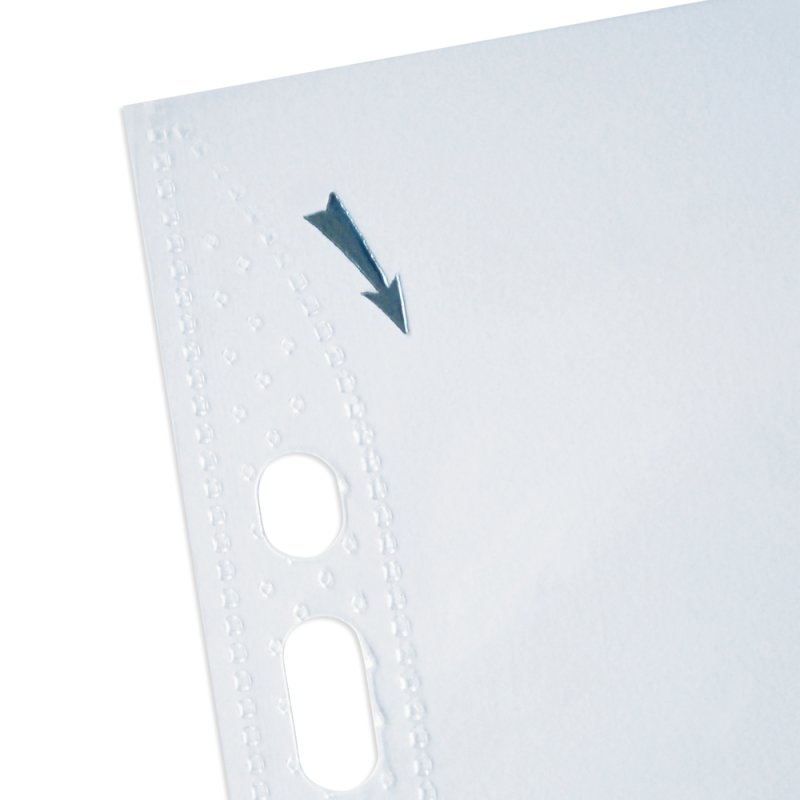 Oxford Pochette perforée Economy Quick'In, A4, transparent