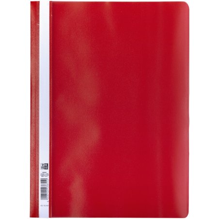 Oxford 400152404 folder Polypropylene (PP) Red, Transparent A4