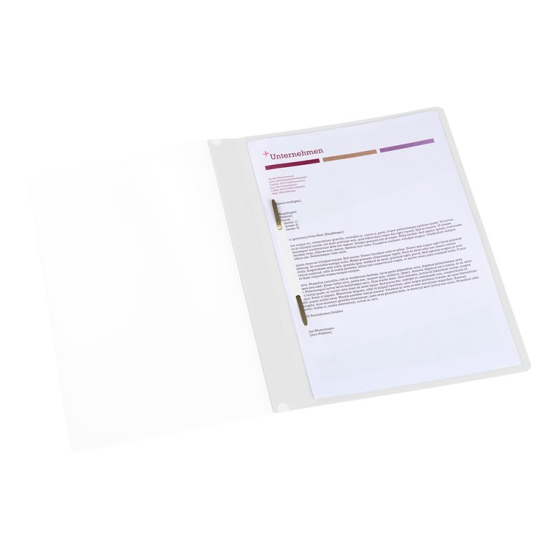 Oxford Chemise à lamelle, A4, PP, blanc