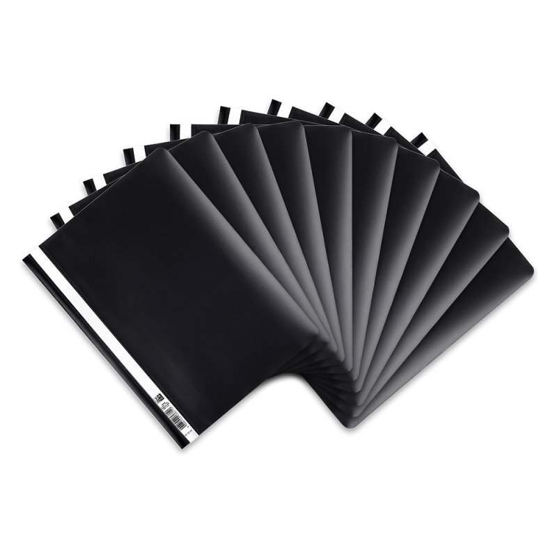 Oxford 400152408 folder Polypropylene (PP) Black, Transparent A4
