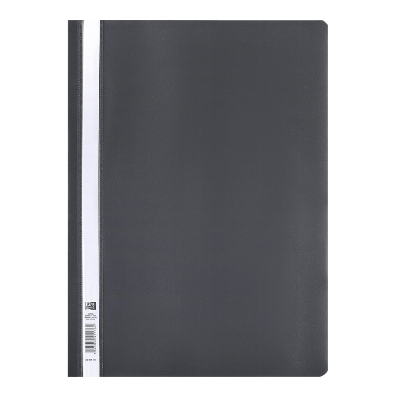 Oxford 400117100 fichier Polypropylène (PP) Gris, Transparent A4