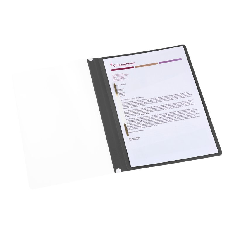 Oxford 400117100 fichier Polypropylène (PP) Gris, Transparent A4