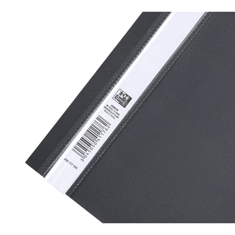 Oxford 400117100 fichier Polypropylène (PP) Gris, Transparent A4