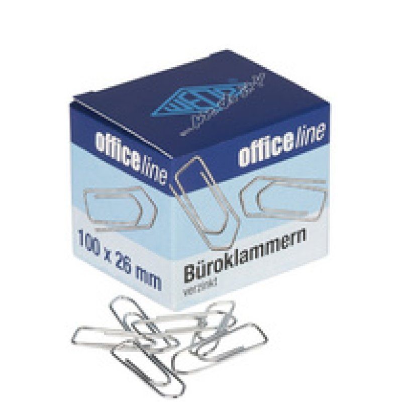 WEDO Trombones, zingué brillant, 26 mm, petit paquet