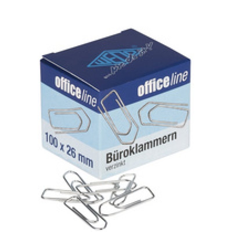 WEDO Trombones, zingué brillant, 32 mm, petit paquet