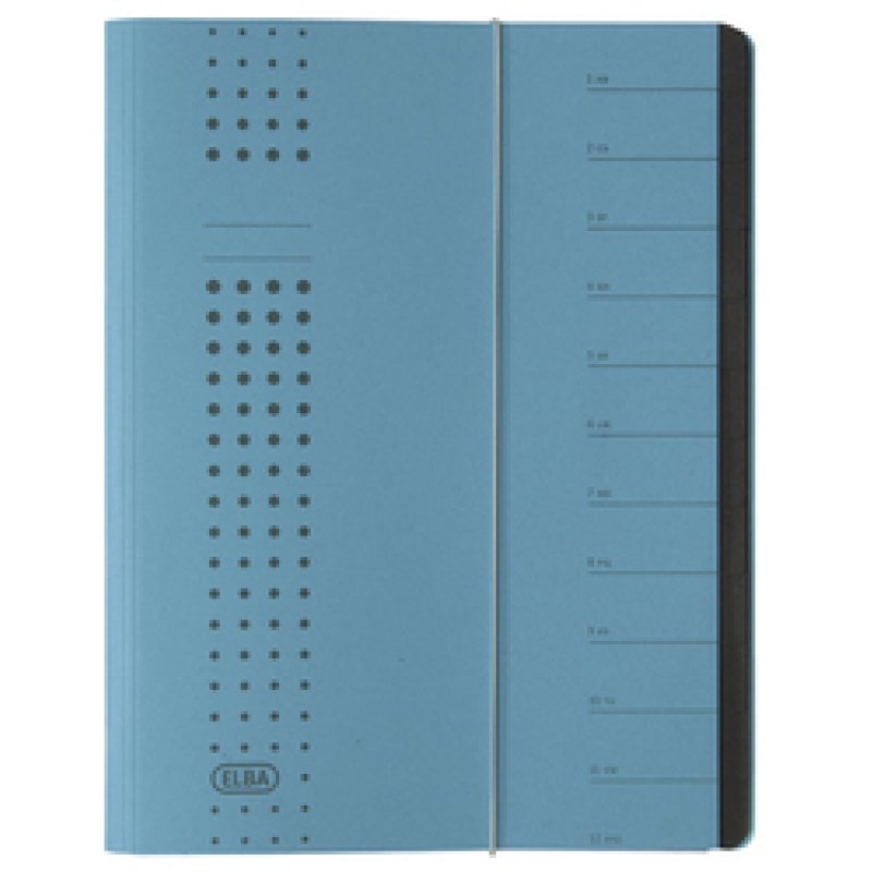 Elba 400001035 divider book Blue Carton A4