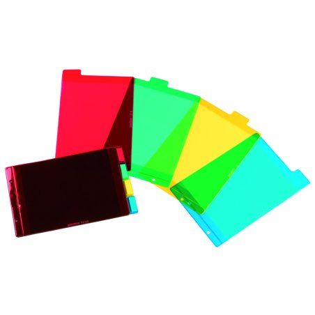 Oxford 100210616 divider Polyvinyl chloride (PVC) Red, Green, Yellow, Blue