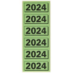 ELBA Etiquette imprimée pour classeur "2024", vert