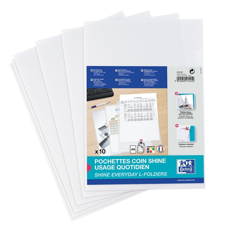 Oxford 100206592 folder Polypropylene (PP) Translucent A4