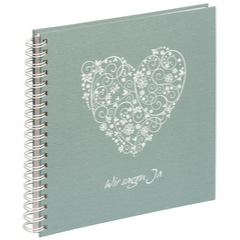 PAGNA Hochzeits-Spiralalbum "Wir sagen ja", rosé