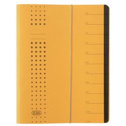 Elba 400001991 divider book Yellow Carton A4