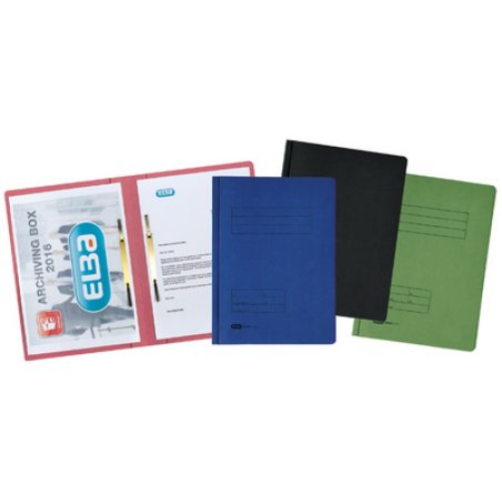 ELBA Chemise à double lamelle, format A4, carton manille -