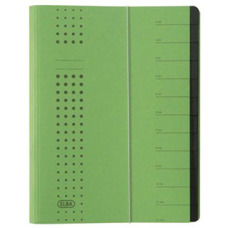 Elba 400001994 divider book Green Carton A4