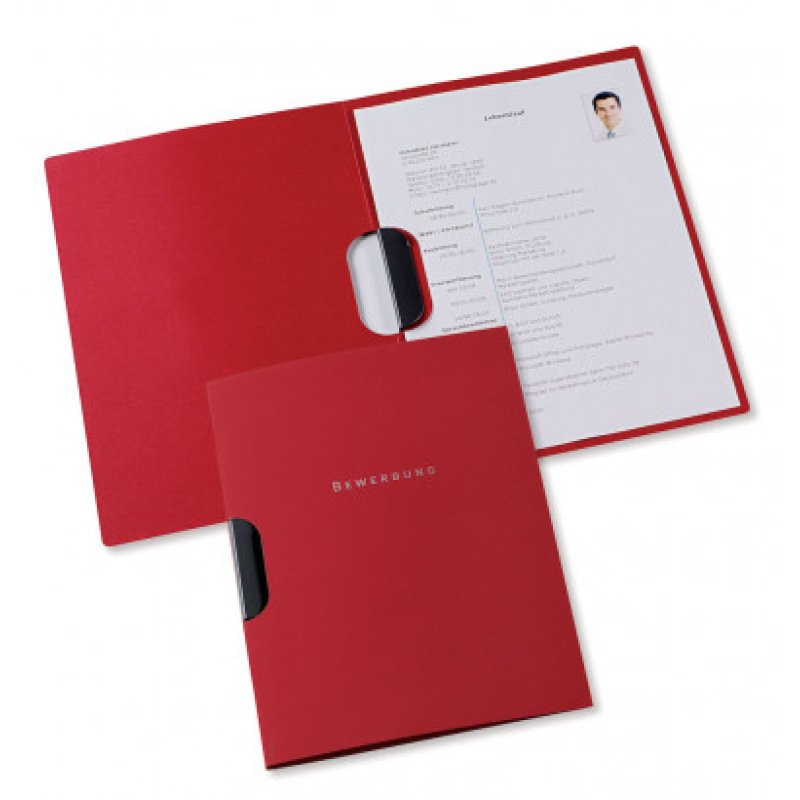 Oxford clip-fix Bewerbungsmappe job-excellent, bordeaux