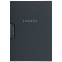 Oxford clip-fix Bewerbungsmappe job-excellent, dunkelblau