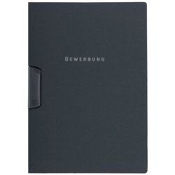 Oxford clip-fix Bewerbungsmappe job-excellent, anthrazit