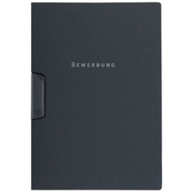 Oxford clip-fix Bewerbungsmappe job-excellent, anthrazit