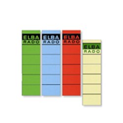 Elba Spine Label for Lever Arch Files 190 x 59 mm Red self-adhesive label 10 pc(s)