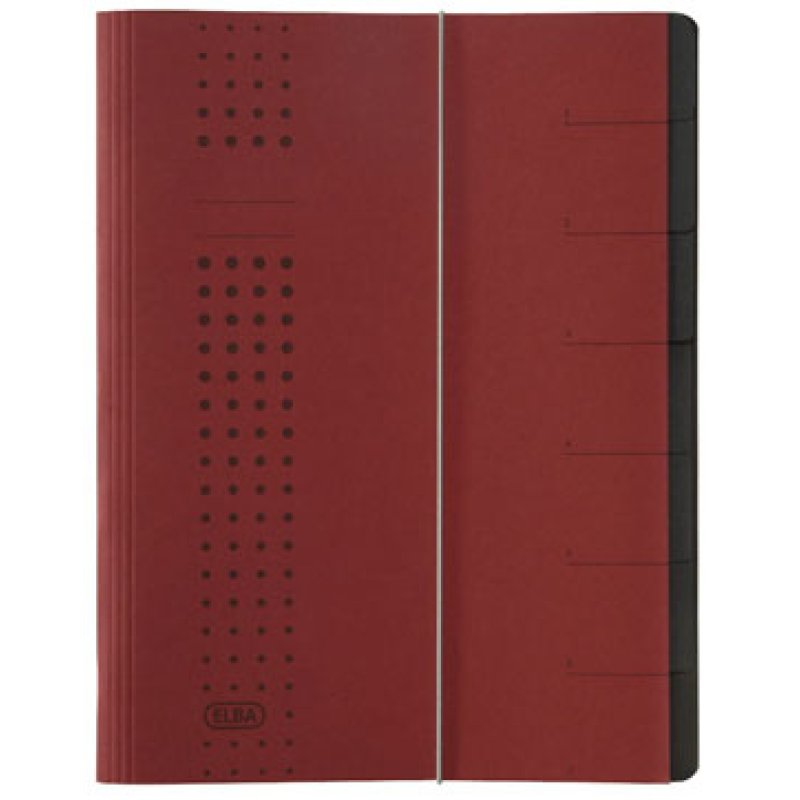 Elba 400002021 divider book Bordeaux Carton A4