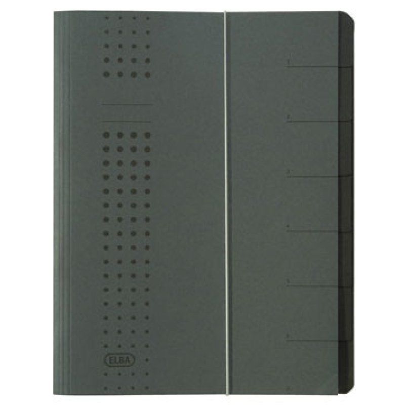 Elba 400001999 divider book Anthracite Carton A4