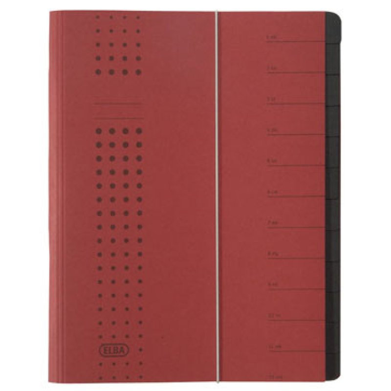 Elba 400001990 divider book Bordeaux Carton A4