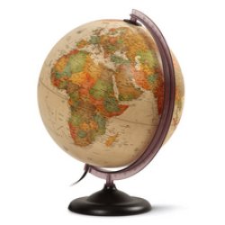Wonday Globe lumineux FIRST, 300 mm, texte francais