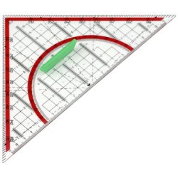 Wonday Equerre géométrique, base: 240 mm