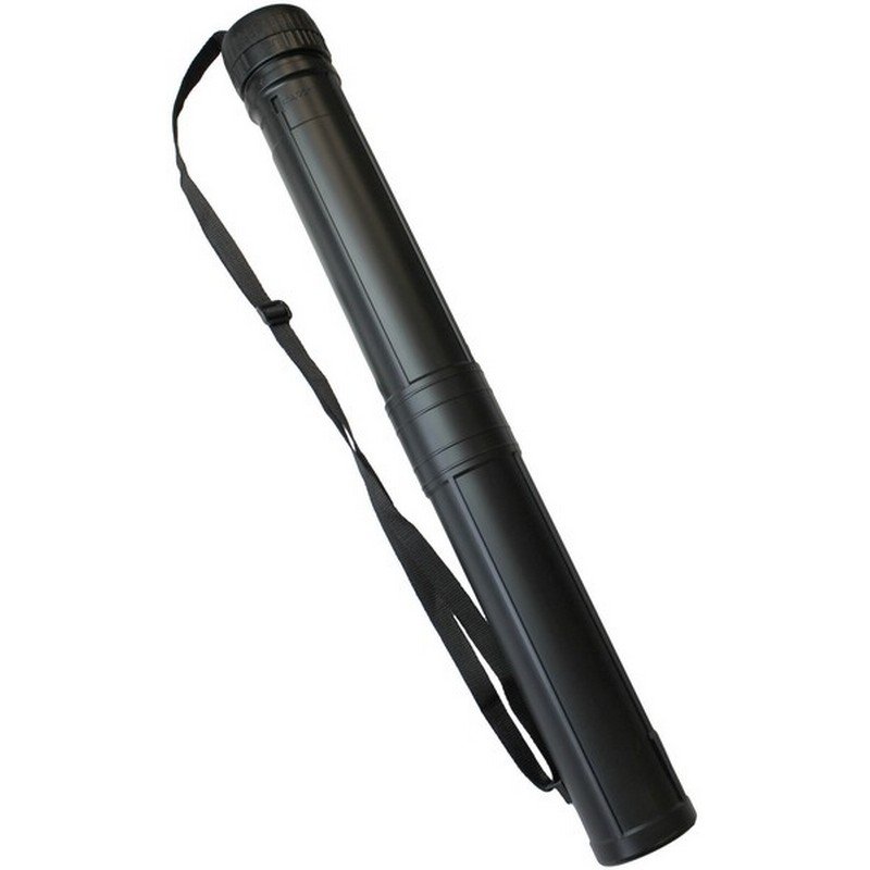 Wonday Tube à dessin, télescopique, en plastique, noir