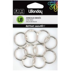 Wonday Anneaux brisés, diamètre intérieur: 25 mm, en métal