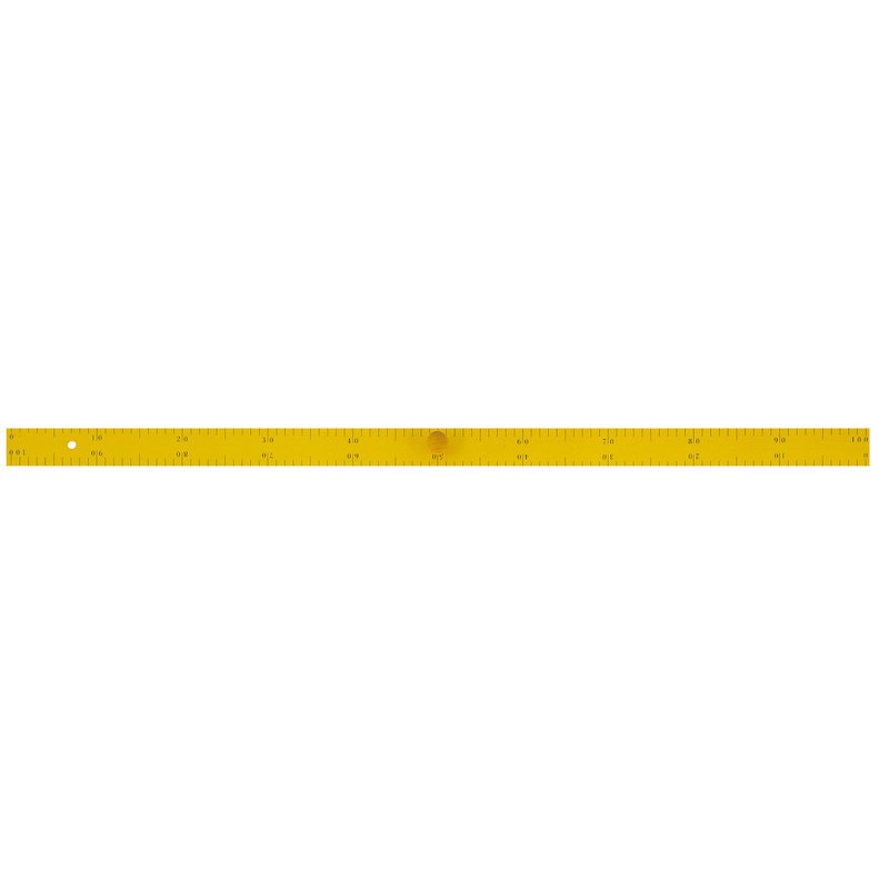 Wonday Règle plate pour tableau, 1 m, en bois, aimanté
