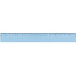 Wonday Règle plate, 500 mm, en plastique, incassable