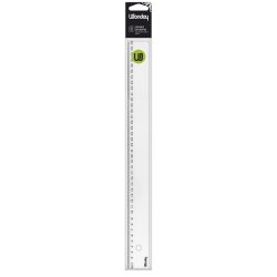 Wonday FTE400062 règle Règle de bureau 400 mm Plastique Transparent 1 pièce(s)