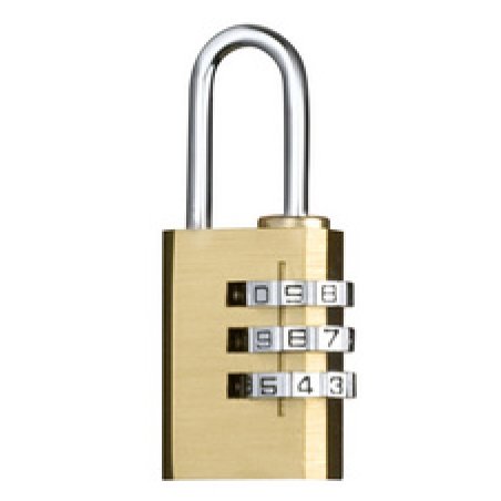 Wonday Cadenas à combinaison, en laiton, 20 mm